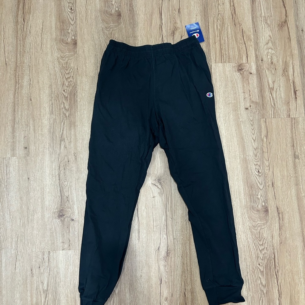 Champion Mens Black Jogger Pants Large Brand new